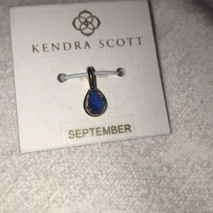 Charm - Sapphire birthstone for September